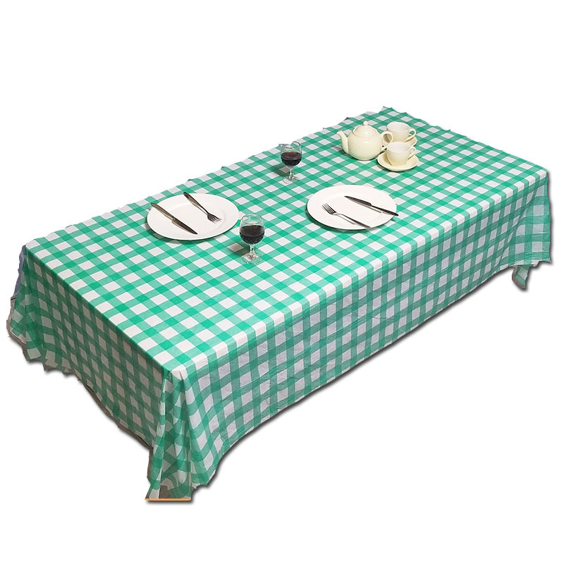 Disposable Waterproof And Oil-proof Outdoor Table Cover Color Printed Stripes Table Party Cover