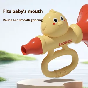 Trombetta Giocattolo per Bambini, Piccola Tromba a Forma di Pulcino, Strumento Musicale in Plastica per Bambini e Bambine - Product Image 2