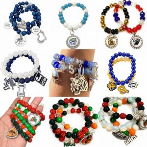 Bracelets perlés personnalisables pour sororités grecques et équipes universitaires <span class=keywords><strong>du</strong></span> <span class=keywords><strong>Sud</strong></span>, disponibles pour les universités HBCU noires - Product Image 1