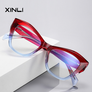 Gafas XINLIAnti Luz Azul 2197 con Marco Grueso TR90, Gafas Ópticas para Mujer, Proveedor Mayorista en Línea - Product Image 5