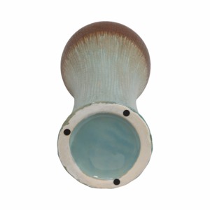 Vase en céramique pour sol, design évasé moderne, grande taille, pièce décorative pour salon - Product Image 5