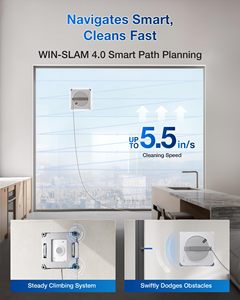 ECOVACS WINBOT W2S OMNI Window Cleaning Robot Ultrasonic <b>Spray</b> 3 Stage Protection Automatic <b>Cleaner</b> for Home Office Hotel Glass - Product Image 5