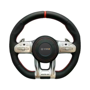 พวงมาลัยหนังสำหรับรถ Mercedes-Benz AMG W223 C217 W213 W205 W206 W212 W213 S400 SL63 S450 - Product Image 1