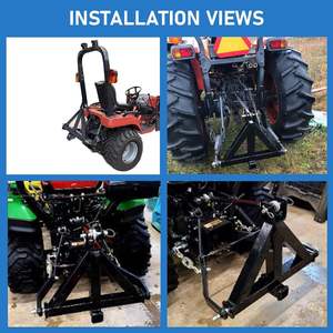 Hochleistungs-3-Punkt-Anhängerkupplungsempfänger Schnell kupplung für Traktoren der Kategorie 1 <span class=keywords><strong>2</strong></span>-Zoll-Anhängerkupplungsadapter für Anhänger Farm Trailer - Product Image 3