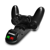 Dobe — support double usb sans fil, station de charge, pour manettes PS4 Slim et Pro