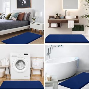 Super Soft Absorbent Dust-free Memory Foam Flannel Surface Modern <b>Bathroom</b> <b>Mats</b> Non Slip Machine Washable for Home & Hotel Use - Product Image 5