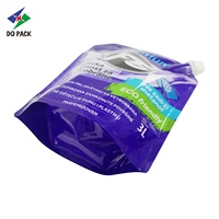 Sachet Doypack en plastique PE, résistant à l'humidité, avec impression hélio personnalisée, pour savon liquide et produits de nettoyage ménager