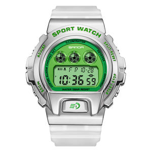 SANDA-<span class=keywords><strong>reloj</strong></span> deportivo <span class=keywords><strong>Digital</strong></span> para hombre, cronógrafo sencillo con alarma, resistente al agua, a la moda, hombre2127 - Product Image 6