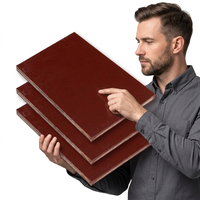 Isolation électrique Tissu de coton phénolique Feuille stratifiée 3025 Feuille de bakélite Panneau stratifié haute tension
