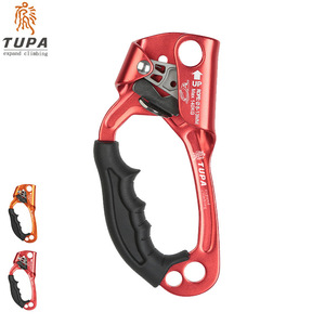 Ascendedor de mano izquierda TUPA de aleación de aluminio rojo con púas para equipo de escalada y montañismo - Product Image 4