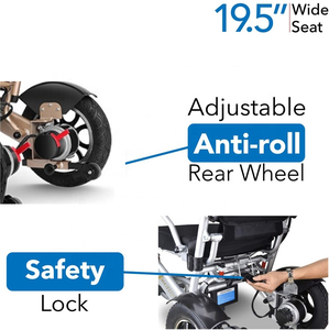 CE ISO Léger <span class=keywords><strong>pour</strong></span> Handicapés Pliable <span class=keywords><strong>Motorisé</strong></span> En Aluminium <span class=keywords><strong>Fauteuil</strong></span> Roulant Prix <span class=keywords><strong>Fauteuil</strong></span> Roulant Électrique - Product Image 5