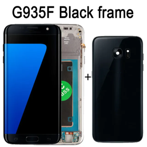 หน้าจอ OLED สำหรับ S7 Edge <span class=keywords><strong>G935F</strong></span> พร้อมกรอบกลาง สำหรับ Samsung Galaxy S7 G930F ตัวเครื่องโทรศัพท์ โครงสร้าง แผง LCD พร้อมปุ่มเปิดปิดและปุ่มปรับระดับเสียง - Product Image 2
