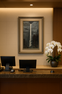 Món quà chu đáo đóng khung thác nước lớn tường nghệ thuật bức Tranh phong cảnh cho các đối tác văn hóa - Product Image 4