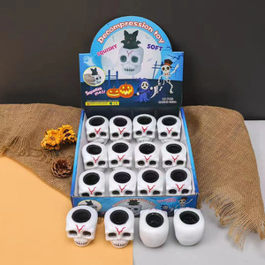 Squeeze Skull Pop Bat Halloween <b>Fidget</b> Toys Halloween Pumpkin <b>Fidget</b> Squeeze Toy - Product Image 4