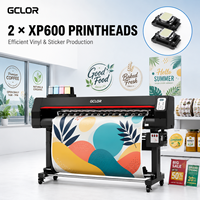 Printer Eco Solvent XP600 1.6m 2 Head XP600 1.6m Printer Eco Solvent untuk Stiker Vinyl, Spanduk, dan Pencetakan Iklan Luar Ruangan