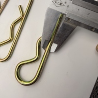70-teiliges R-Clip-Sperrbolzen-Set aus verzinktem Kohlenstoffstahl in 7 Größen mit Hartschalenkoffer für Landmaschinen und Anhänger