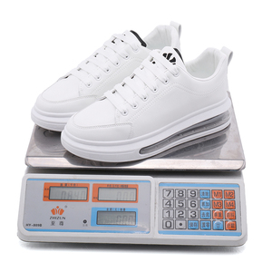 Chaussures de marche sportive à semelle pneumatique pour hommes et femmes, cuir PU blanc, Mac, semelle épaisse, conception éclairée et plate, vêtements d'extérieur pour l'école, été, hiver - Product Image 2