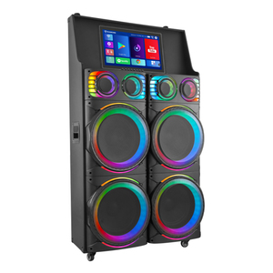 Factory 18.5 Inch Touch Screen Portable Entertainment System HD Multi-Functional KTV Wireless Party <b>Speaker</b> GD-12-V4203(2) Party - Product Image 4