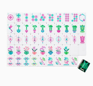 Juego de Fichas de Mahjong Personalizadas al por Mayor, Juego de Mahjong Chino Personalizado con Grabado de Logotipo - Product Image 4