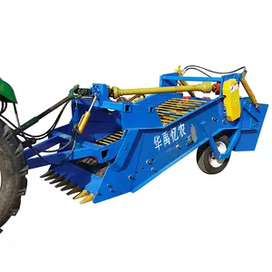 Small stone picker machine clear land and open up wasteland collect and recycle debris and lumps
