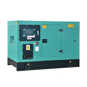 Soundproof diesel generator 25 kva 60hz single phase electric power silent genset