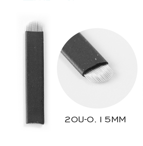 5000 pièces Logo Nano U18 0,15 mm Aiguilles de microblading <span class=keywords><strong>NanoBlade</strong></span> de qualité supérieure, stérilisées au gaz EO, échantillon gratuit, pour tatouage permanent des sourcils - Product Image 4