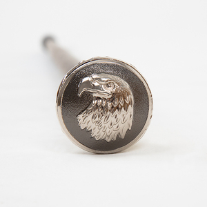 Canne vintage à tête d'aigle, poignée en argent, canne décorative steampunk, canne rétro américaine - Product Image 5