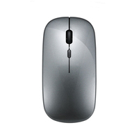 Mouse Nirkabel OEM Kustom Mode Ganda Optik Ergonomis Tipis Senyap untuk Laptop Komputer