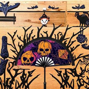 พัดลมมือถือไม้ไผ่ขนาด 33 ซม. รุ่น Ultimate Performance Clack พร้อมเทคนิคการทาสี ของขวัญคริสต์มาส ได้รับการยอมรับระดับโลก - Product Image 4