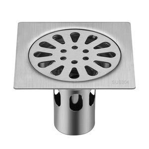 <span class=keywords><strong>Desagüe</strong></span> de Piso de Gran Diámetro - Dispositivo Universal de Sellado Profundo de Agua con Paredes Gruesas y Antiolores para Cocinas - Product Image 6