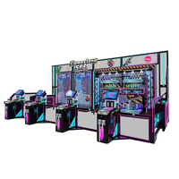 Machine de jeu d'arcade de tir à la cible multi-joueurs en métal, style arène anglaise, prix usine, vente chaude