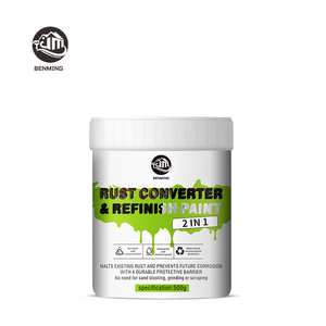 Convertidor de Óxido y Pintura de Acabado 2 en 1, Removedor de Óxido a Base de Agua, Imprimación Antioxidante, Eliminador de Óxido para Superficies Metálicas - Product Image 1