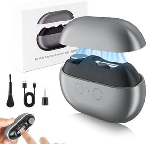 Coupe-ongles électrique USB intelligent, coupe-ongles automatique indolore avec lumière LED - Sûr, pour bébé, adulte - Product Image 1