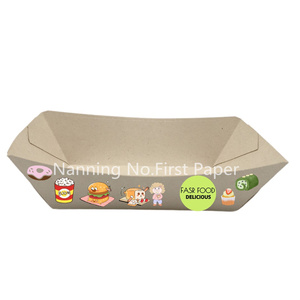 Wholesale Disposable Take Away Food Packing Box Take Out Container Bagasse Paper Takeaway Fast Food Boxes