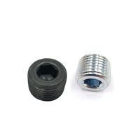 Cnc personnalisé noir 1/8 1/4 3/8 filetage Npt tête Allen prise tuyau prise adaptateur raccord