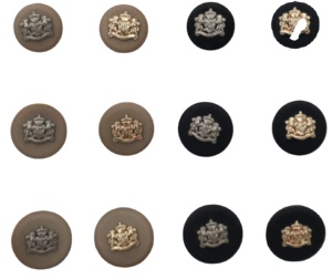 Chất Lượng Cao Embossd Elephant Shank Nút Tùy Chỉnh Áo Ăn Mặc Kim Loại <span class=keywords><strong>Dome</strong></span> Nút Cho Quần Áo Váy Quần - Product Image 3