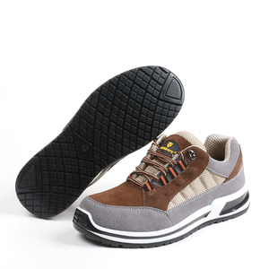 Aimboo - Calzado de Seguridad Ligero y Popular con Puntera de Acero, Calzado de Seguridad de Cuero Genuino SRC para Hombre y Mujer - Product Image 1