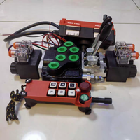 Vanne à commande à distance sans fil 12V 24V CC à un sens et à une bobine pour système hydraulique
