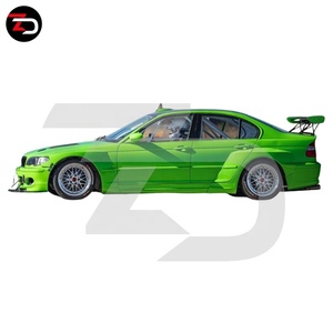 Kit de Carrocería <span class=keywords><strong>Rocket</strong></span> B <span class=keywords><strong>V2</strong></span> de Precio de Fábrica, Alerón Delantero, Alerón de Guardabarros, Alerón Trasero para BMW Serie 3 E46 4 Puertas Modelo Pre Lci 2001-2005 - Product Image 5