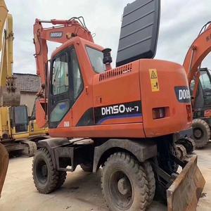 Excavatrice utilisée de roue de DH150W-7 de Doosan 15Ton Digger Doosan Engine Low Hours Construction de routes - Product Image 1