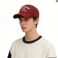 Gorras de Béisbol Personalizadas de Alta Calidad, Bordadas en 3D, de Sarga de Algodón, 6 Paneles, Estructuradas, Ajustables, para Hombre y Mujer