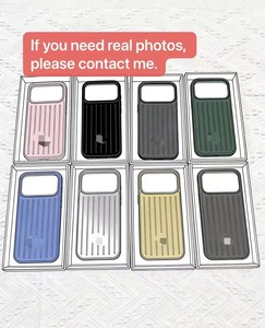 เคสโทรศัพท์อะลูมิเนียมอัลลอยด์ ดีไซน์หรูหรา คล้ายกระเป๋าเดินทาง สำหรับ iPhone 17Air 16 Pro Max 15 14 13 ป้องกันการกระแทก - Product Image 6