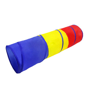 Túnel de Juego Infantil Arcoíris, Casa de Juegos, Rojo, Amarillo, Azul, Colorido, Tela Suave, Portátil, para Interiores, para Niños de 2-3 Años - Product Image 5