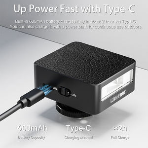 F30แฟลชกล้องขนาดเล็กพร้อมทริกเกอร์แบบออปติคอลสำหรับ Canon Nikon SONY Fuji <span class=keywords><strong>Ricoh</strong></span> <span class=keywords><strong>Gr3</strong></span> - Product Image 4