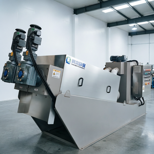 Pompe de déshydratation des boues MBR à usage domestique, presse à vis, filtration, capacité 1000L/H, 3kW, 380V, acier inoxydable 304, garantie 1 an - Product Image 1