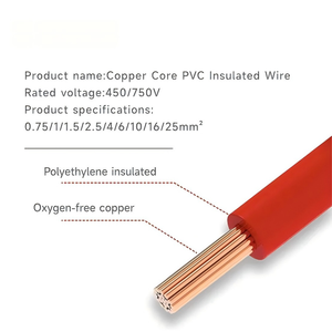 <span class=keywords><strong>Cable</strong></span> Eléctrico Flexible <span class=keywords><strong>de</strong></span> Cobre con Aislamiento <span class=keywords><strong>de</strong></span> PVC H07V-R BVR, <span class=keywords><strong>Cable</strong></span> Eléctrico <span class=keywords><strong>de</strong></span> un Solo Núcleo para Paneles e Instalaciones, 2.5 mm - Product Image 4