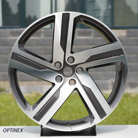 Jantes forgées bicolores grises personnalisées 18 19 20 21 22 pouces 5x112 5x120 5x114.3 5x130 pour BMW AUDI MERCEDES TOYOTA NISSAN