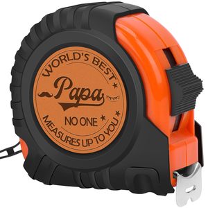 Ruban à mesurer rétractable métrique portable avec logo personnalisé, cadeau pour grand-père, ruban à mesurer promotionnel - Product Image 1