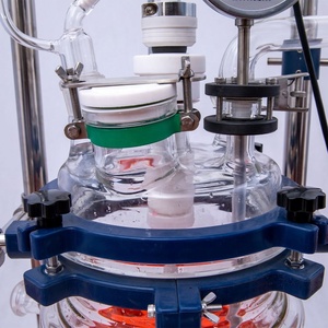 प्रतिस्पर्धी मूल्य डबल-तख्ताबंदीवाला डबल-परत रासायनिक Borosilicate जेकेटेड ग्लास जैव रिएक्टर बायोरिएक्टर - Product Image 6