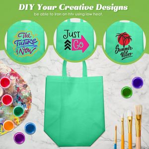 Eco-Friendly Boutique <b>Shopping</b> Grocery Reusable Portable Thickened Tote Green Ultrasonnic Non Woven Bag - Product Image 6